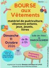 Affiche de Bourse matériel et vêtements de puériculture